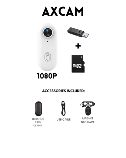 AxCam – 4K/1080p Smallest Magnetic POV Action Camera