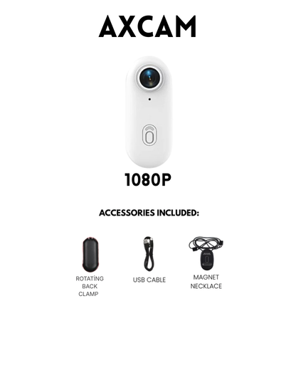 AxCam – 4K/1080p Smallest Magnetic POV Action Camera