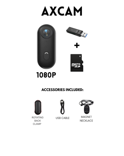 AxCam – 4K/1080p Smallest Magnetic POV Action Camera