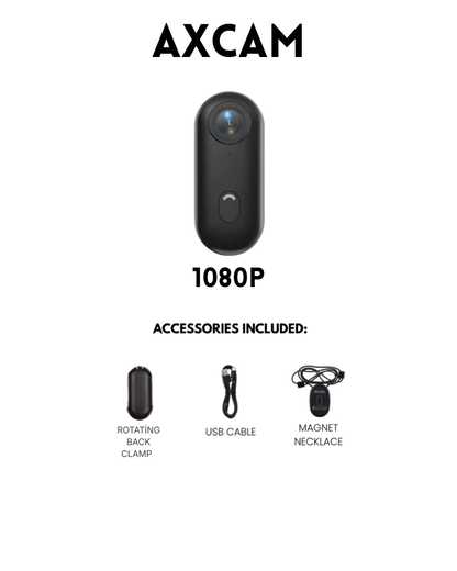 AxCam – 4K/1080p Smallest Magnetic POV Action Camera