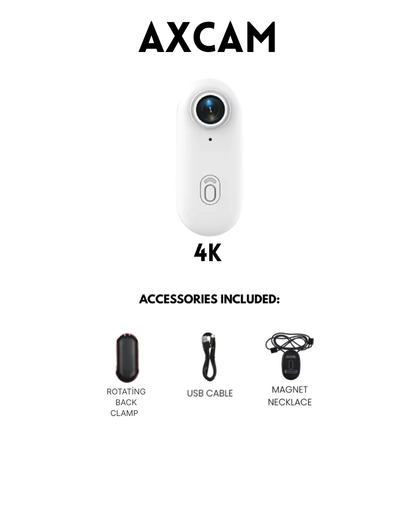 AxCam – 4K/1080p Smallest Magnetic POV Action Camera