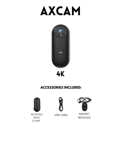AxCam – 4K/1080p Smallest Magnetic POV Action Camera